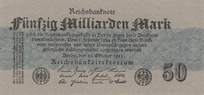 50 Milliarden Mark ro.122c